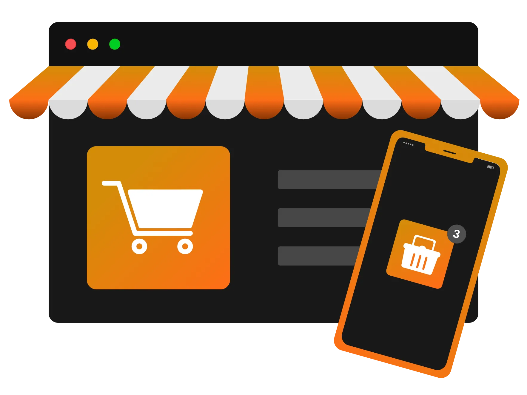 E-commerce illustration