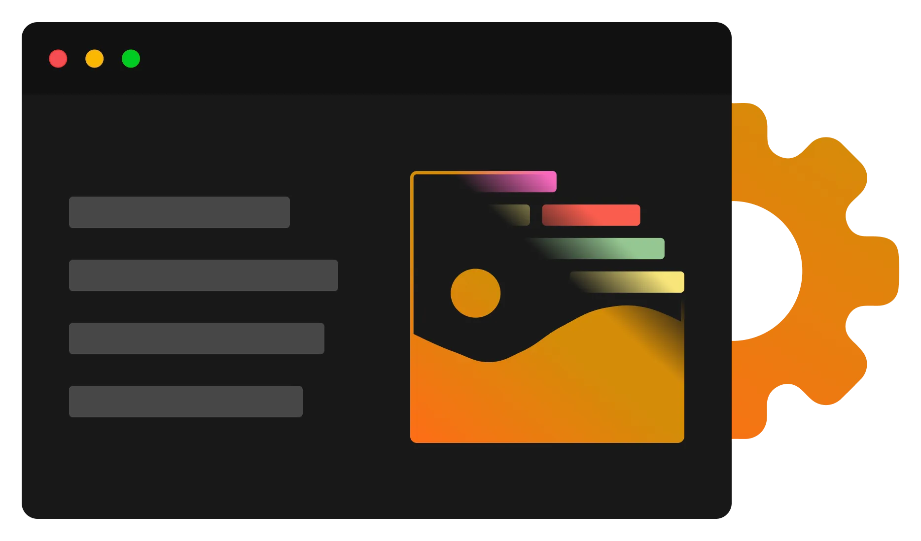 Web development illustration