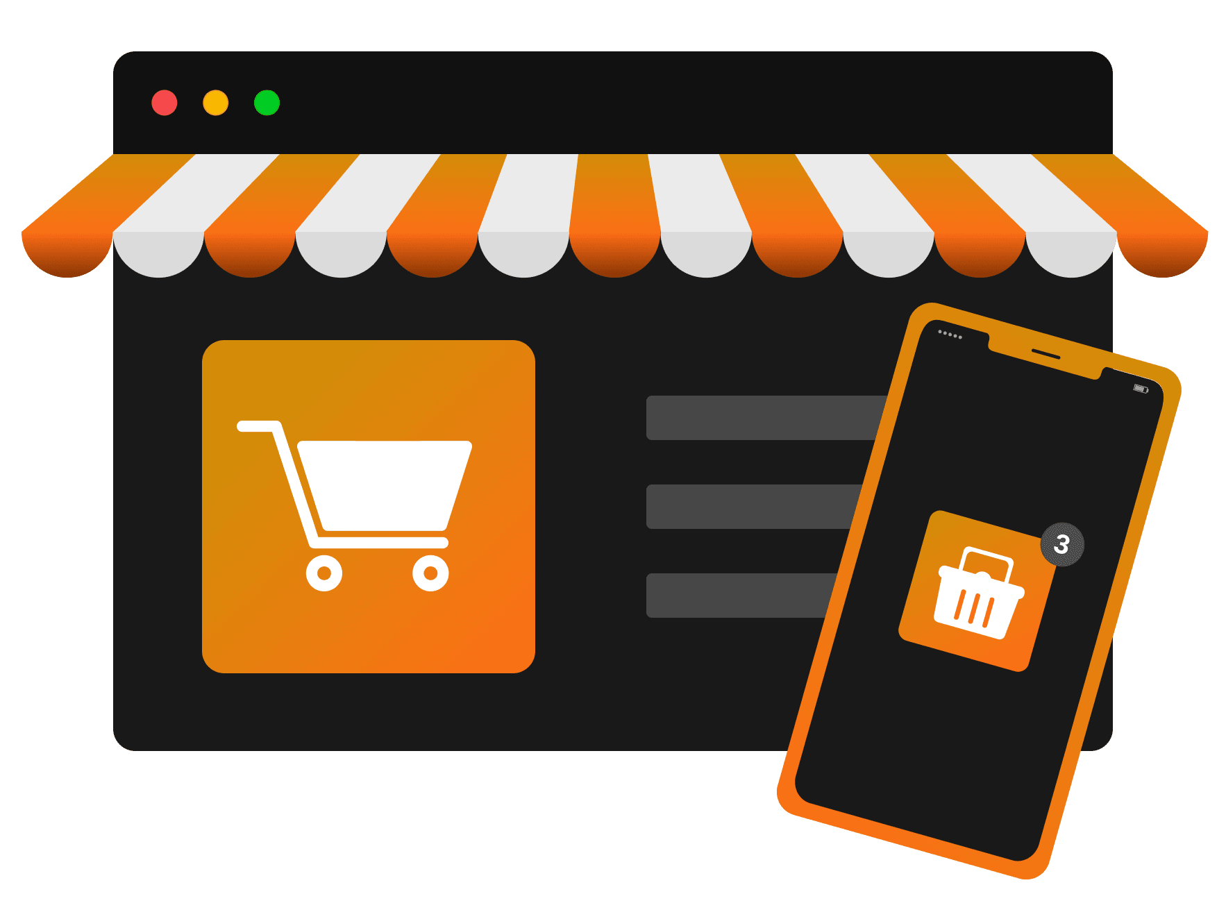 E-commerce illustration